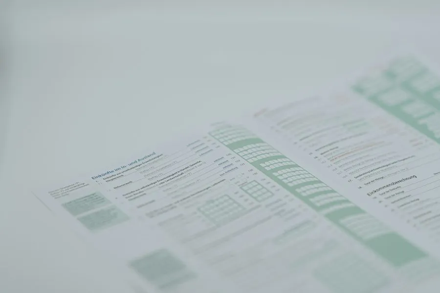 Photo annual financial statement overview